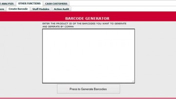 HOW TO USE THE BARCODE GENERATOR SYSTEM