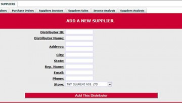 HOW TO ADD A SUPPLIER